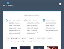 Tablet Screenshot of evettegabriel.com